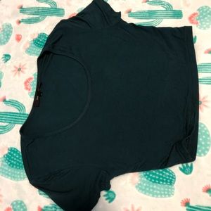 Dark Green Fashion Nova Crop Top